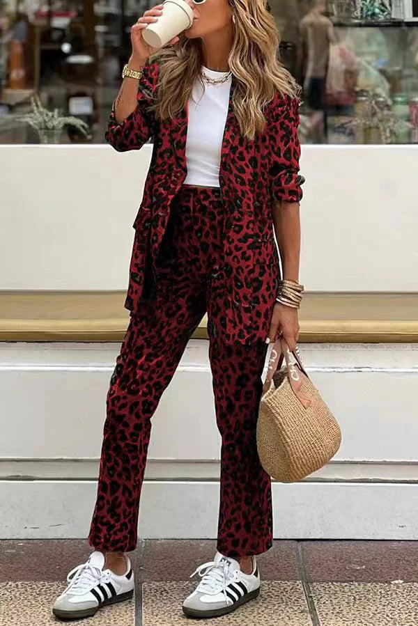 Savanna™ Leopard Print Lounge Set – Bold. Effortless. Unapologetically You.