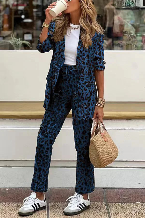 Savanna™ Leopard Print Lounge Set – Bold. Effortless. Unapologetically You.