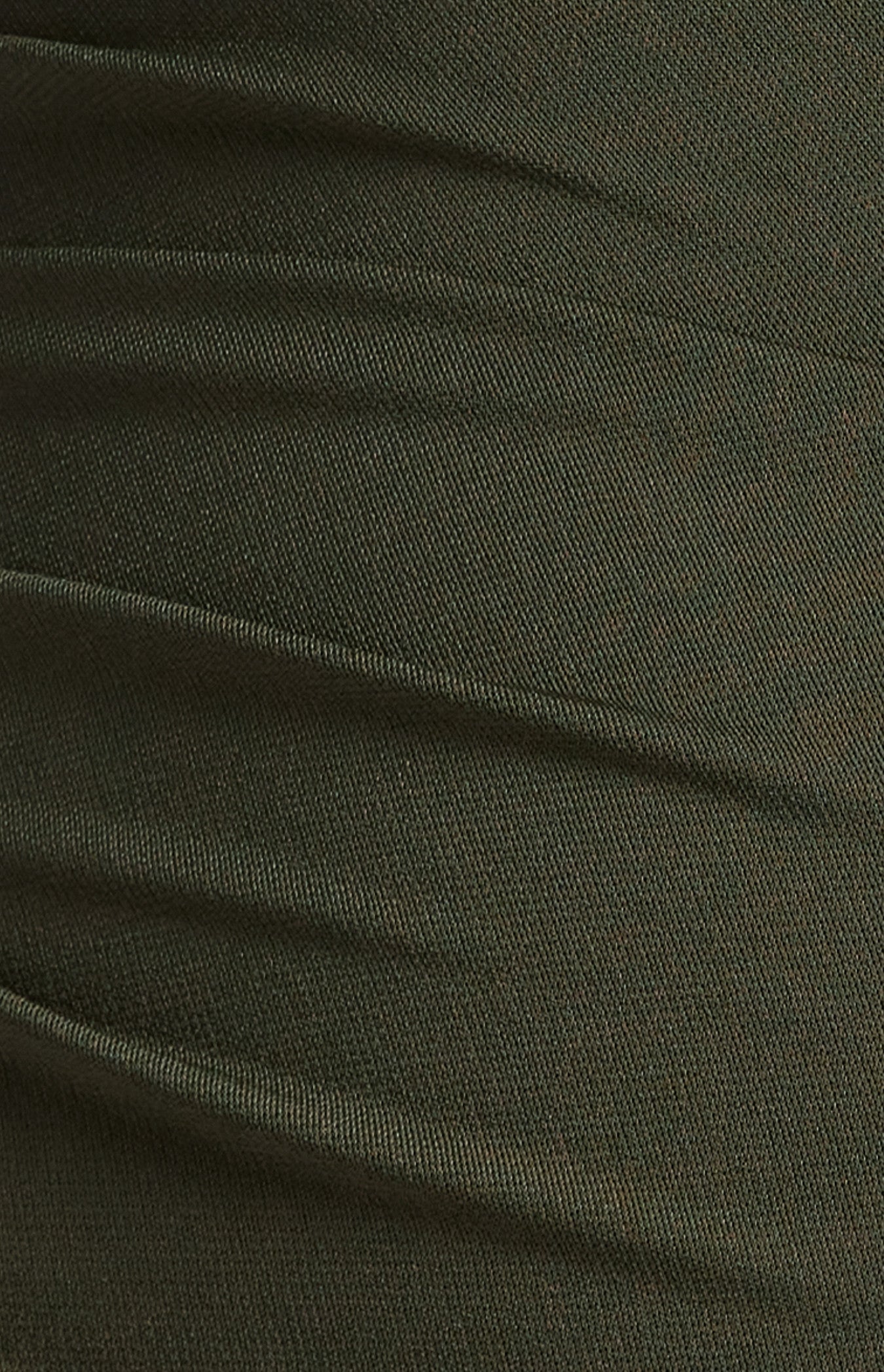 Pleated Detail Stretch Jersey Midi Dress