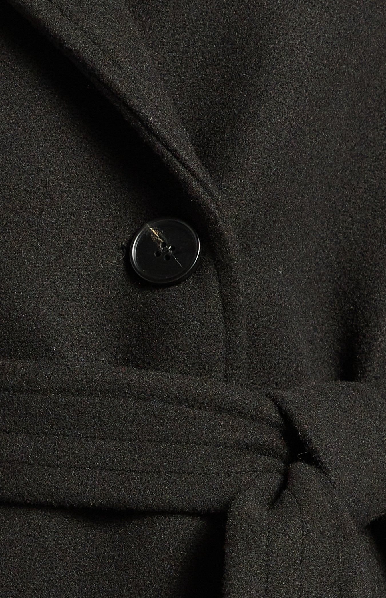 Heavyweight Felt Raglan Sleeve Coat