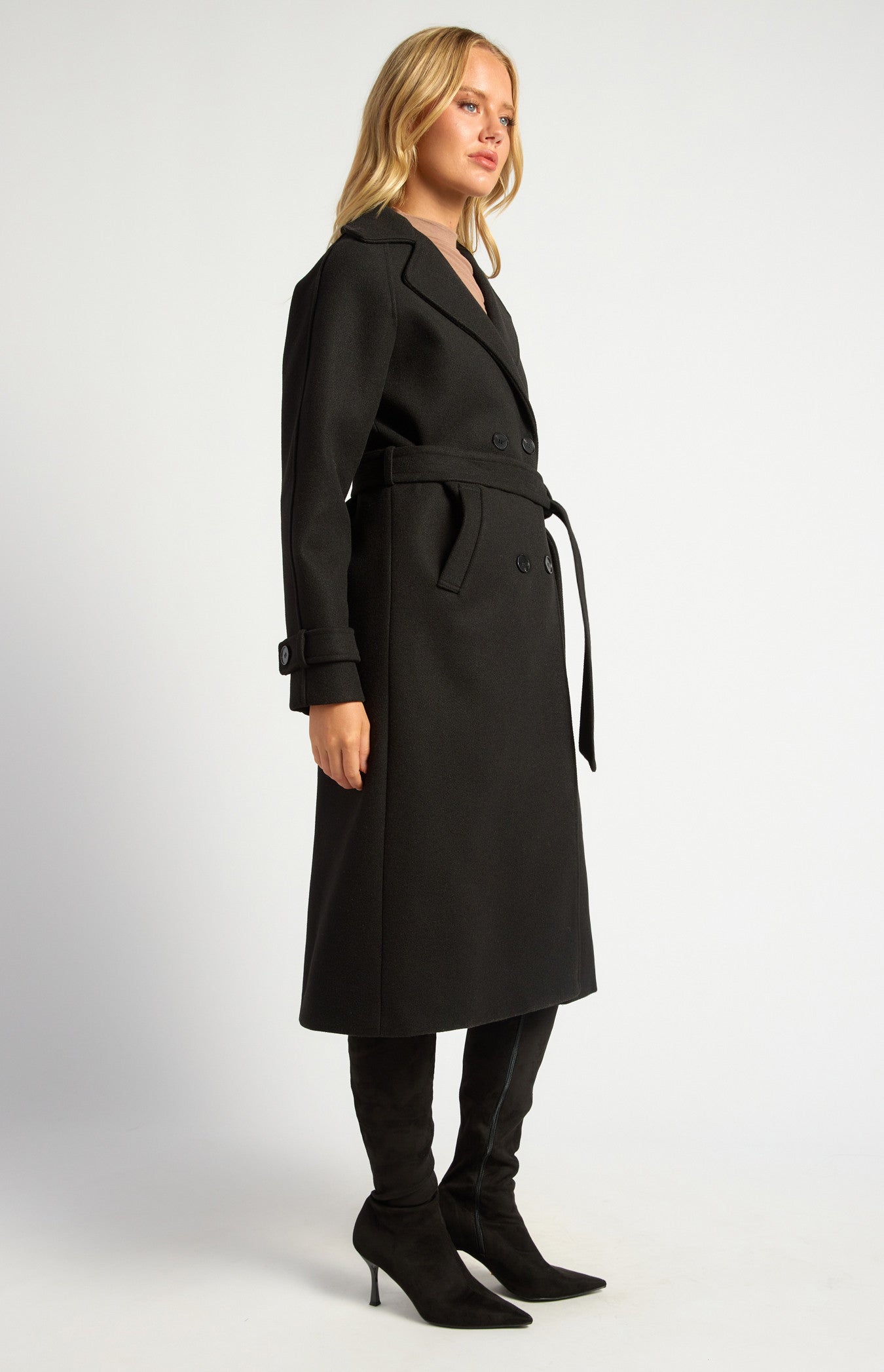 Heavyweight Felt Raglan Sleeve Coat