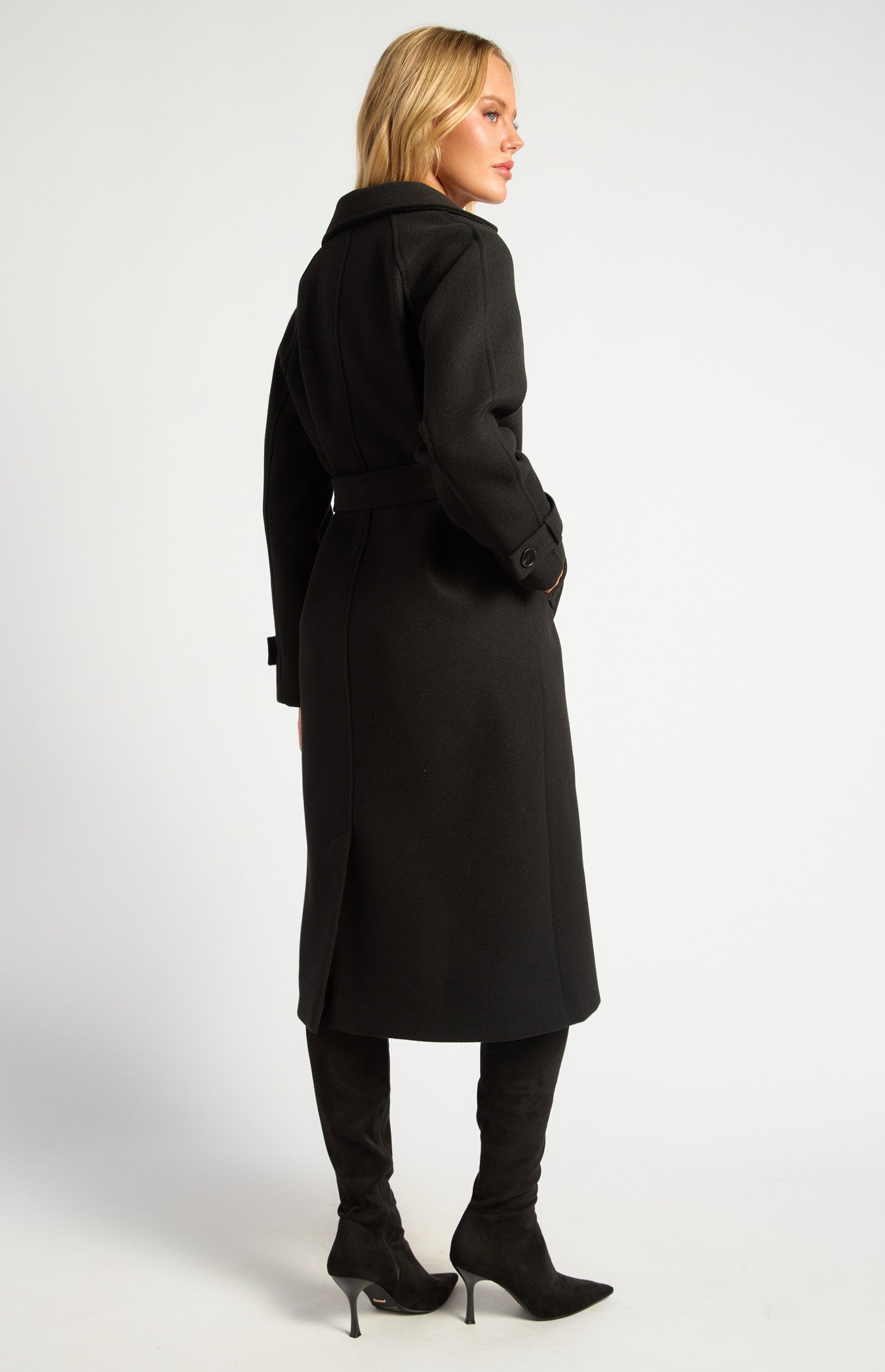Heavyweight Felt Raglan Sleeve Coat