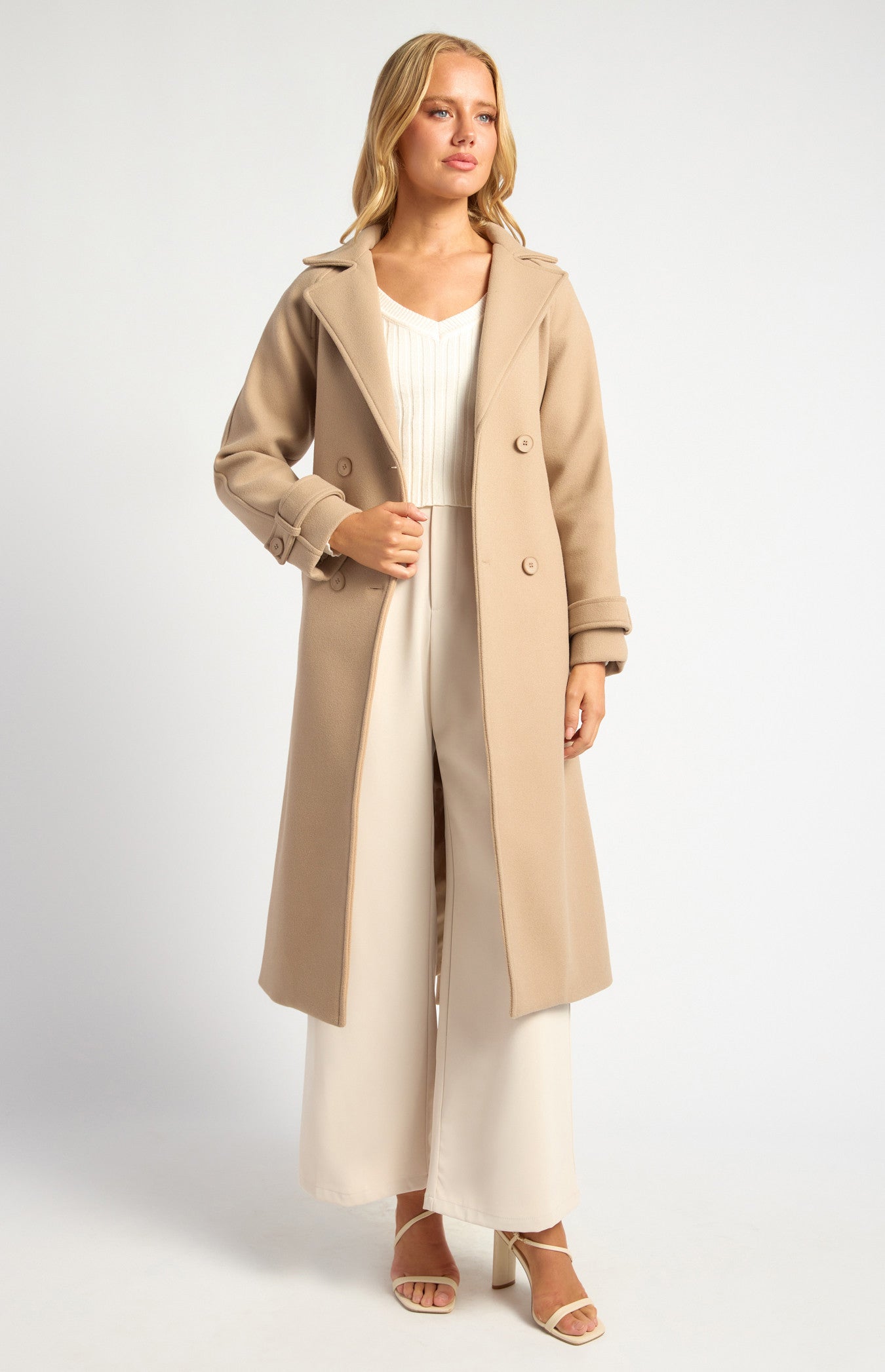 Heavyweight Felt Raglan Sleeve Coat