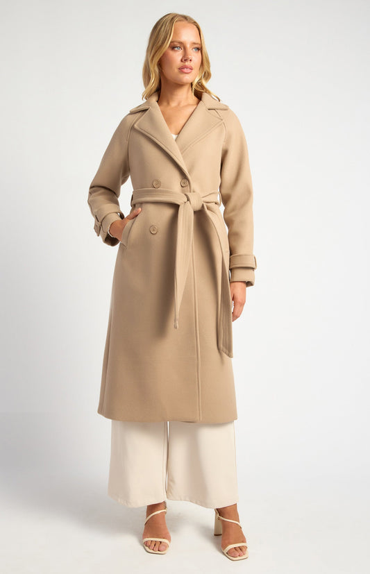 Heavyweight Felt Raglan Sleeve Coat