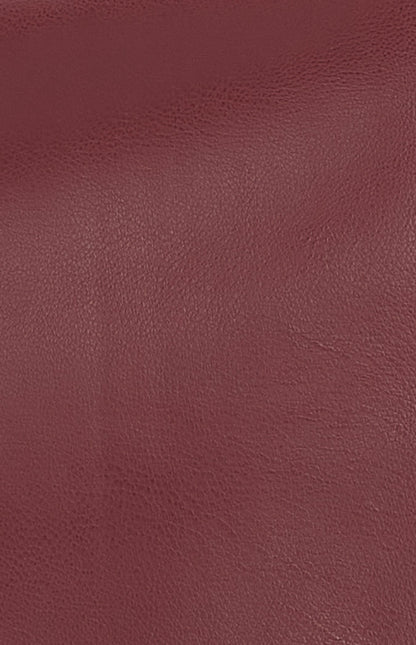 Faux Leather Ruched Seam Detail Mini Skirt