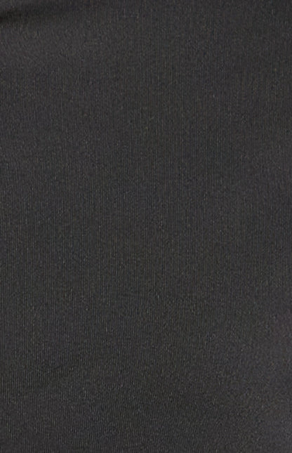 D-Ring Buckle Shoulder Detail Ruched Jersey Top